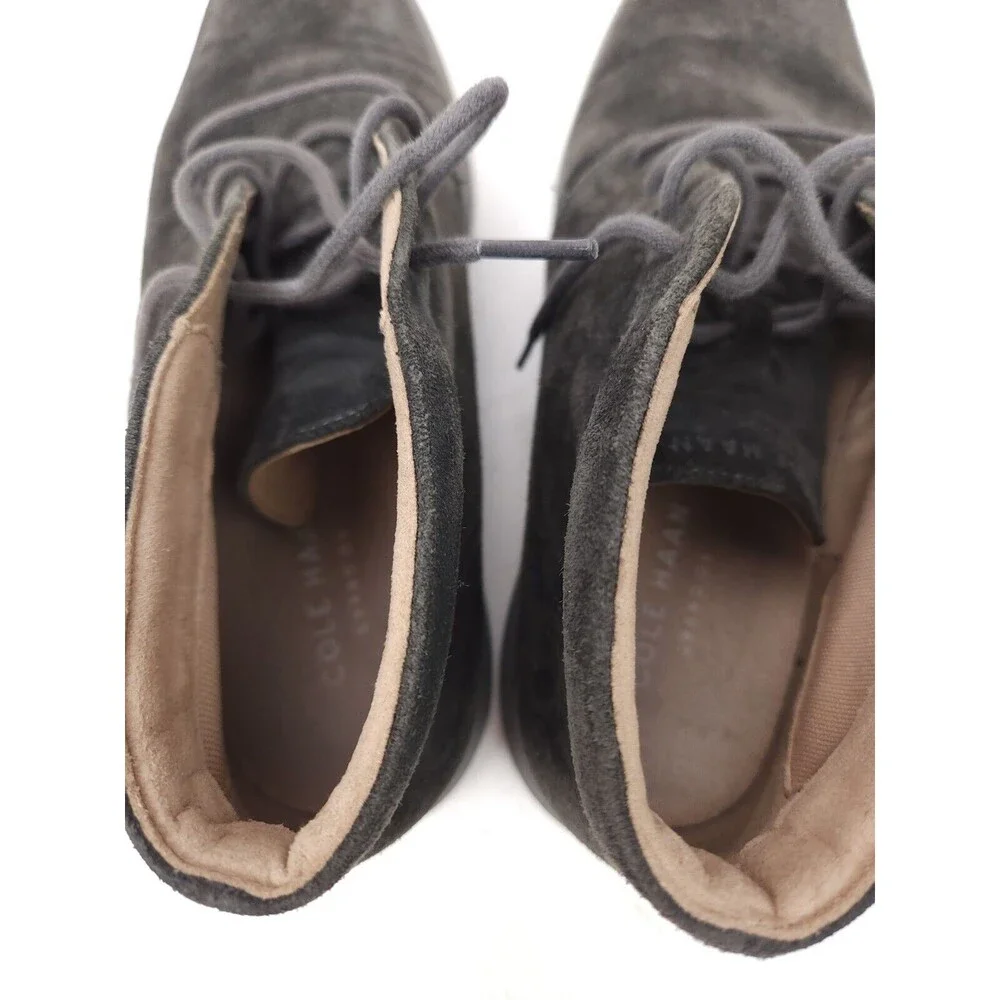 Cole Haan Grand.OS Tour Mens Size 9 M Gray Suede Chukka Ankle Boots C26184